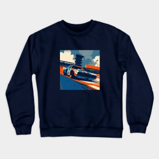 70s Race Car Crewneck Sweatshirt